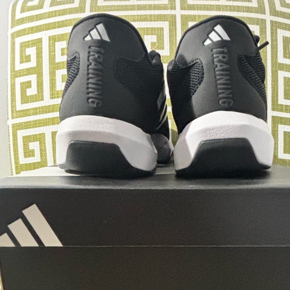 NWT! Adidas Men’s AMPLIMOVE Core Black/Cloud White/Grey Six TRAINING SHOES 9.5 - Picture 7 of 11